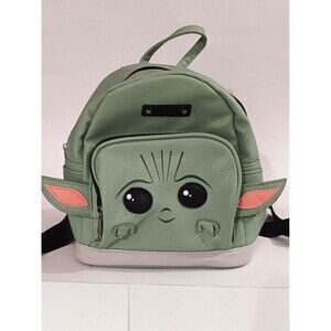 Disney Star Wars Baby Yoda Grogu Mandalorian Small Backpack Shoulder Carry Purse